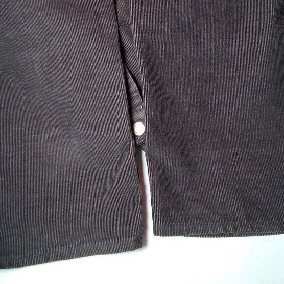 Vintage Roebucks Corduroys Corduroy Pants Men 36x30 Dark Gray Classic READ - Picture 12 of 14